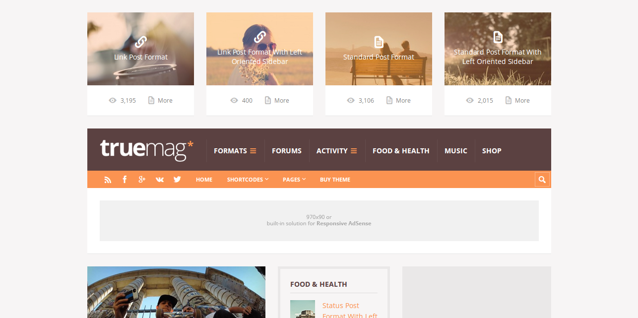 Truemag - AdSense Optimized Theme for WordPress