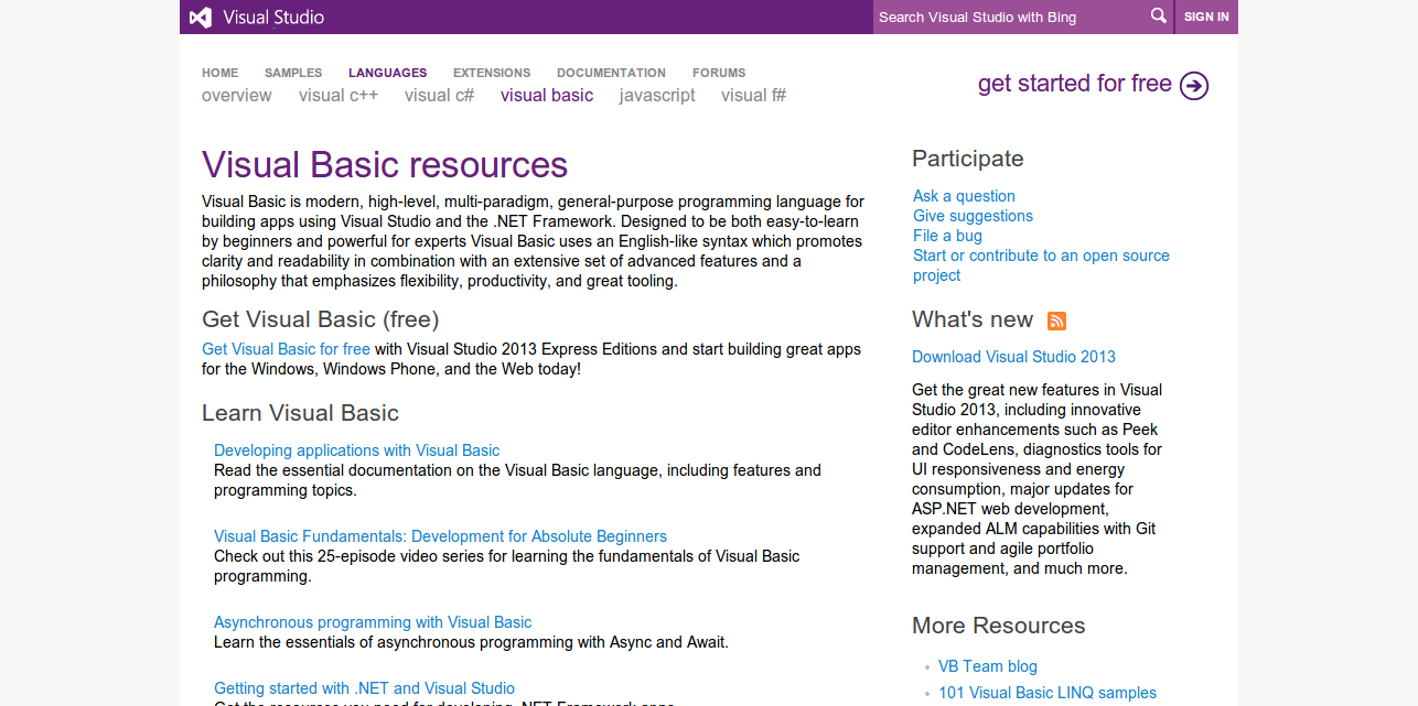 Visual Basic Resources