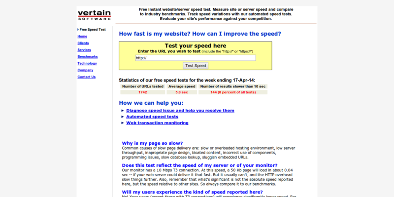 WEBSITE SPEED TEST  MEASURE SERVER SPEED  WEB SITE OPTIMIZATION  SPEED CHECK