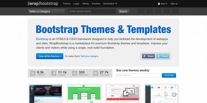 WrapBootstrap Bootstrap Themes Templates