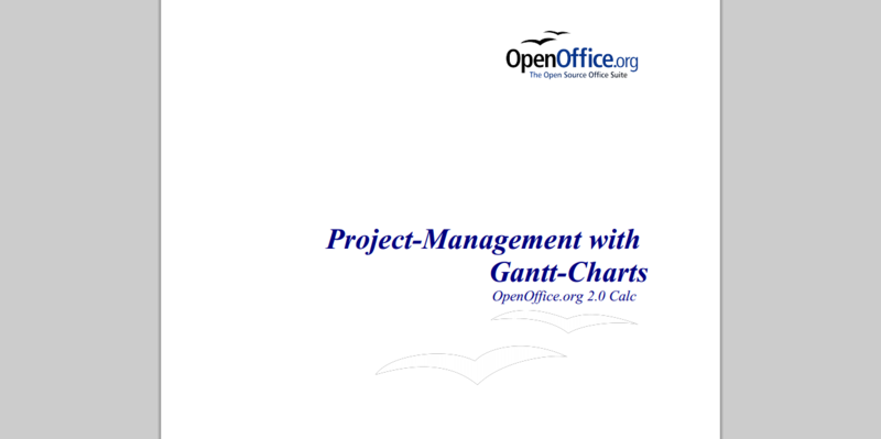 openoffice gantt charts