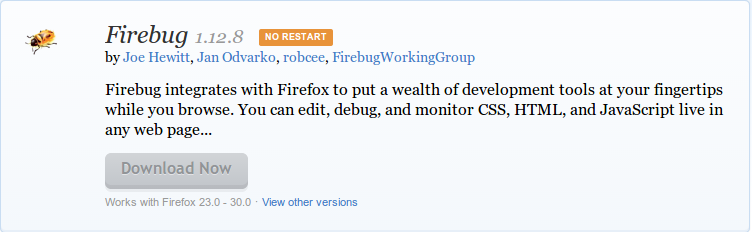 Firebug Add ons for Firefox