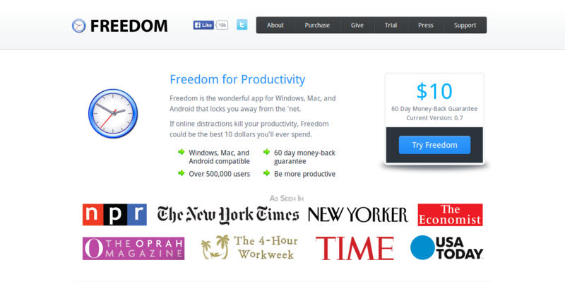 Freedom   Internet Blocking Productivity Software