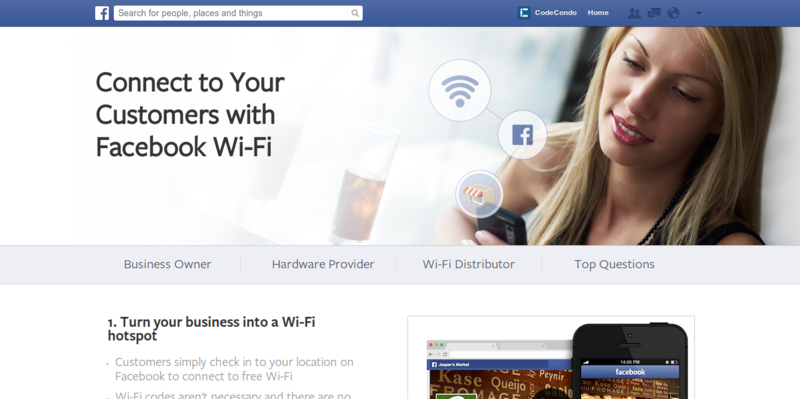 Get Facebook Wi Fi for Your Business