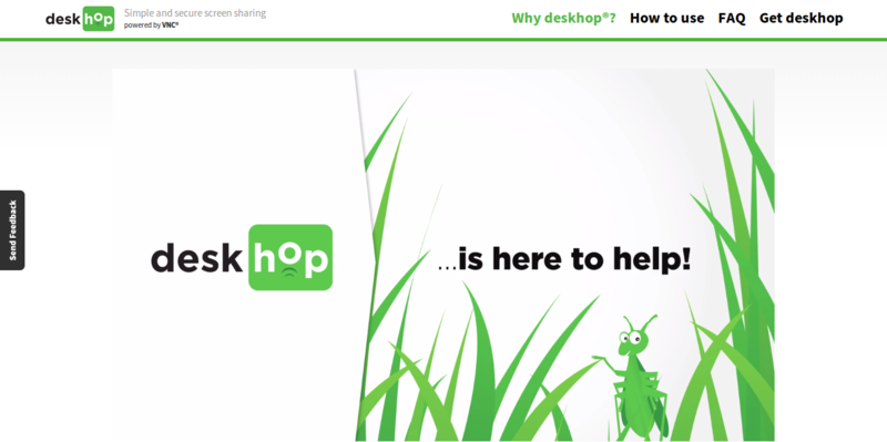deskhop  simple and secure screen sharing with friends on Facebook