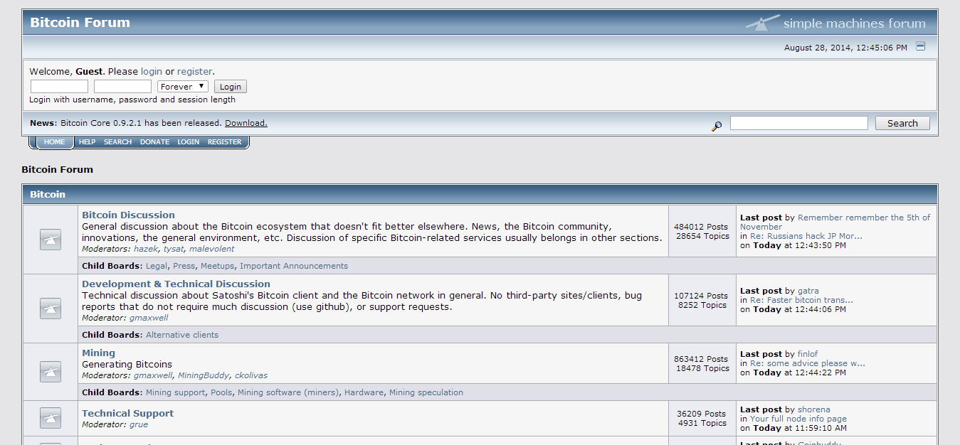 bitcoin community forum