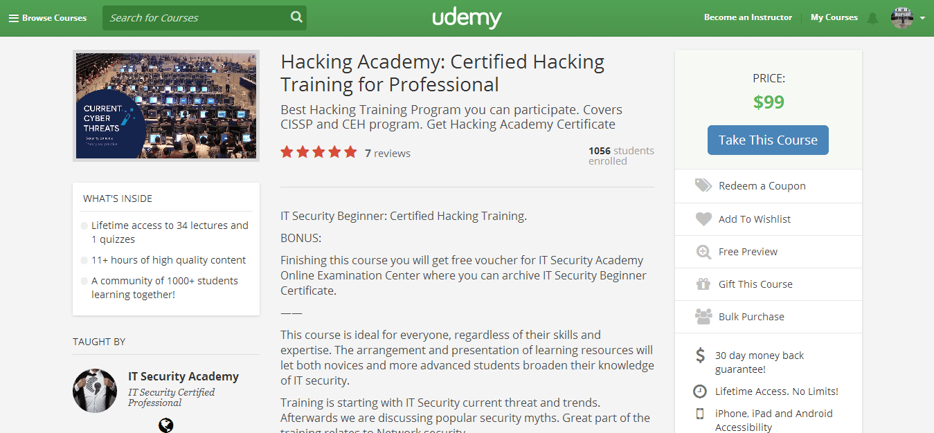 Certified Hacking Training for Professionals