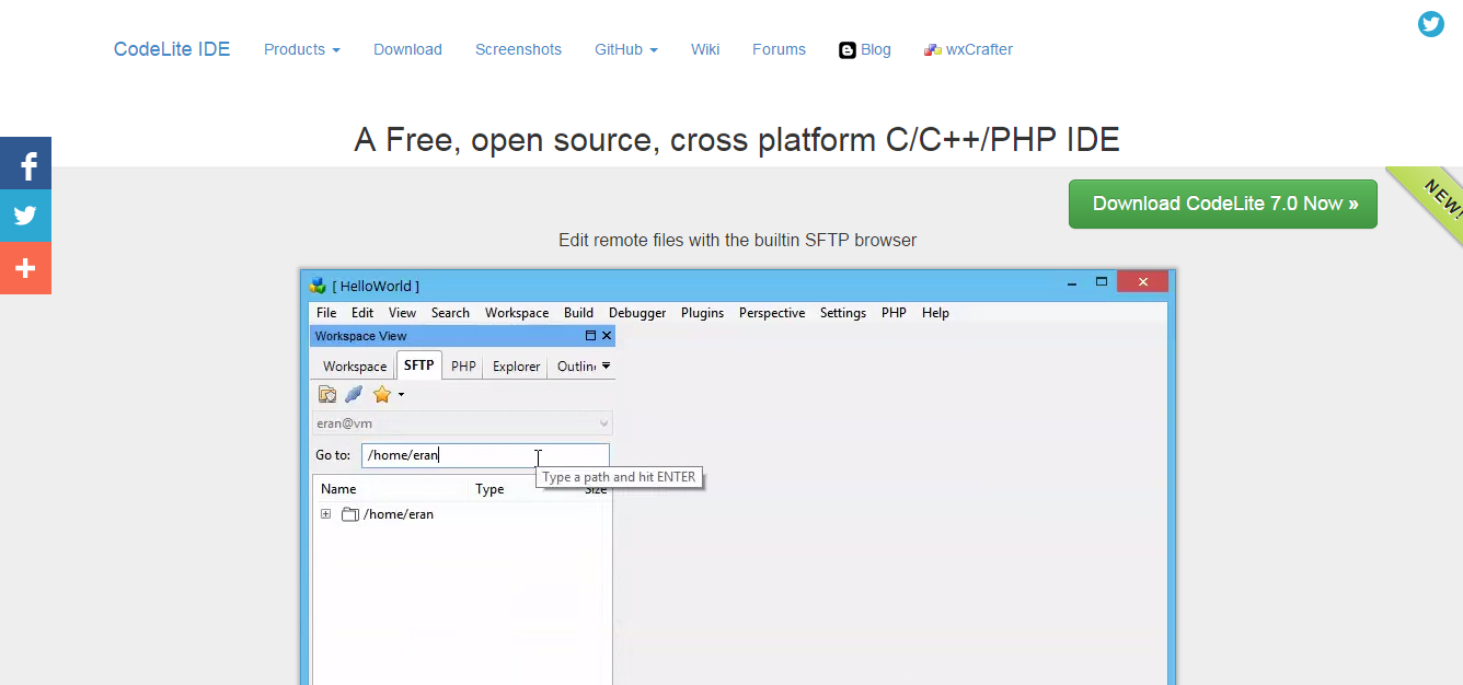 SourceLair: Online IDE for Programming in C, C++, Java, Python, Lua, PHP  and more