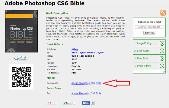 adobe photoshop cs6 bible free download