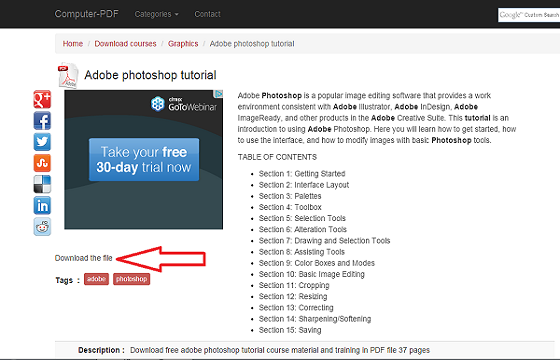 PDF] Adobe PhotoShop 70 free tutorial for Beginners