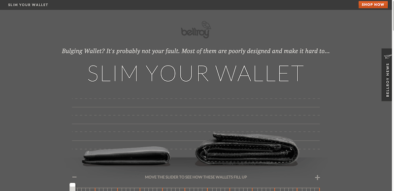 Slim Leather Wallets by Bellroy