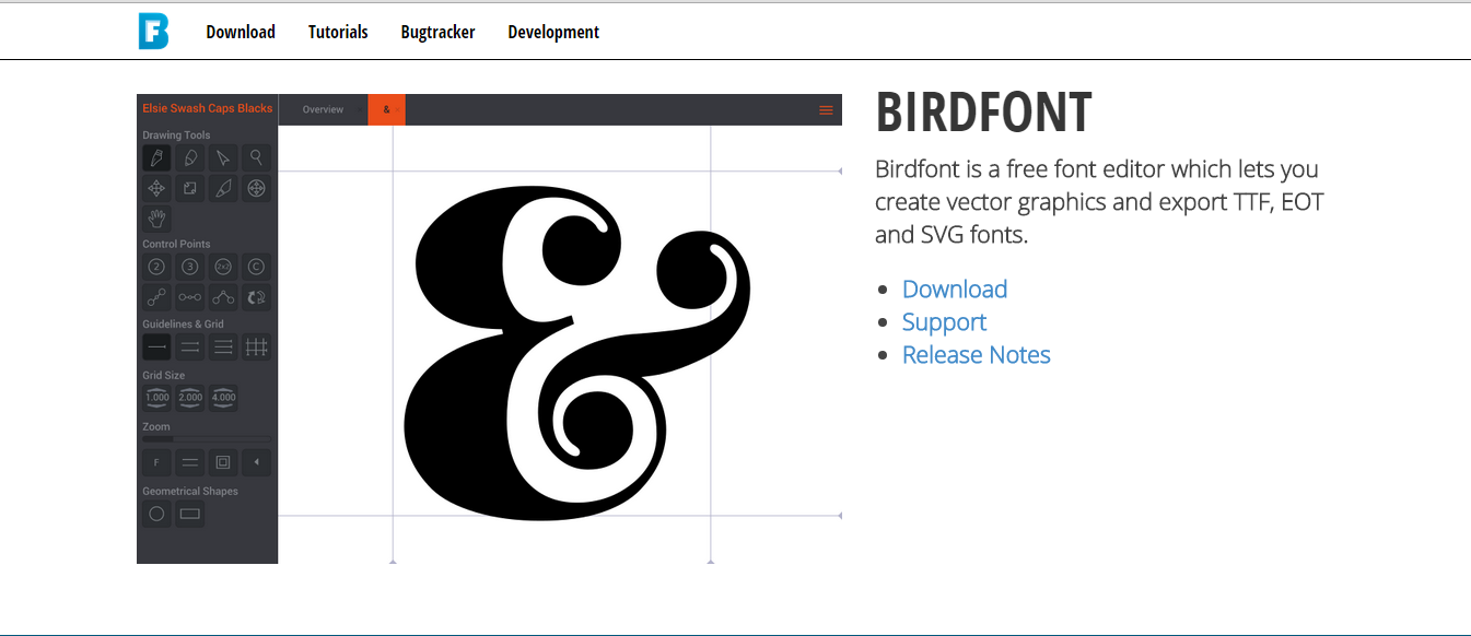 birdfont recolor font