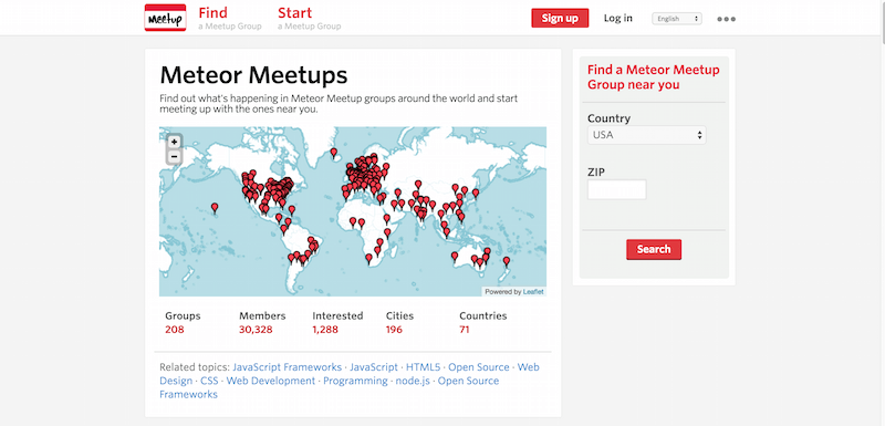 Meteor Meetups Meetup