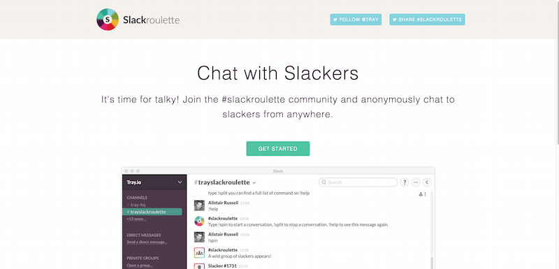 Slackroulette   Chat With Slackers