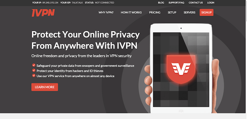 VPN Service   Fast  Anonymous Browsing From IVPN