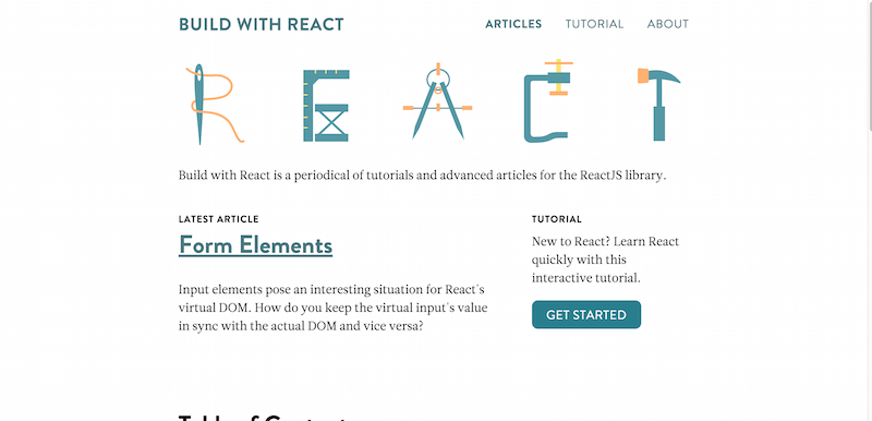 Build with React JS