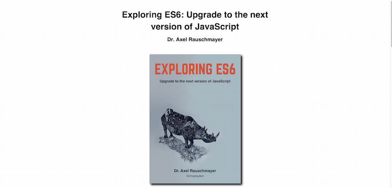 Exploring ES6 Upgrade to the next version of JavaScript