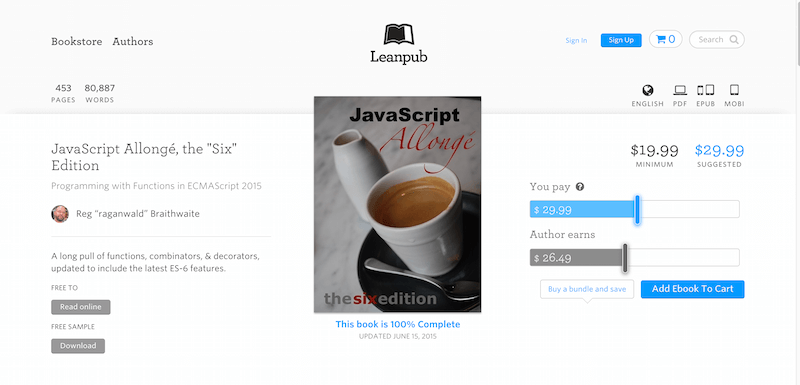 JavaScript… by Reg “raganwald” Braithwaite PDF iPad Kindle