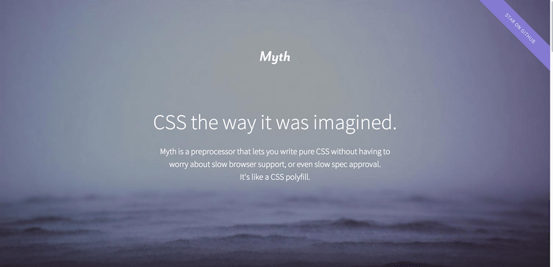 Myth CSS the way it was imagined.