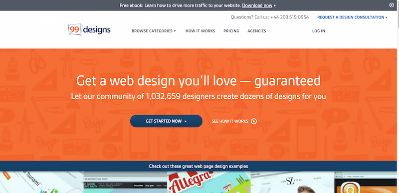 Quality Web Page Design   Designers   Guaranteed   99designs