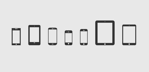 mobile smartphone icons