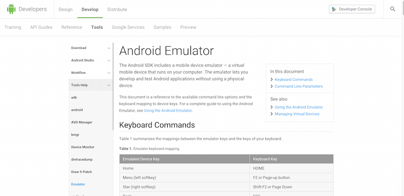 android emulator mac web development