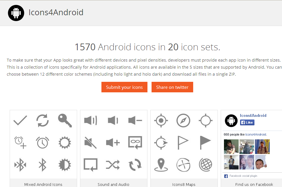Icons4android