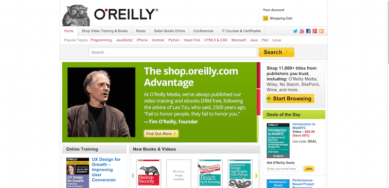 O Reilly Media   Technology Books  Tech Conferences  IT Courses  News