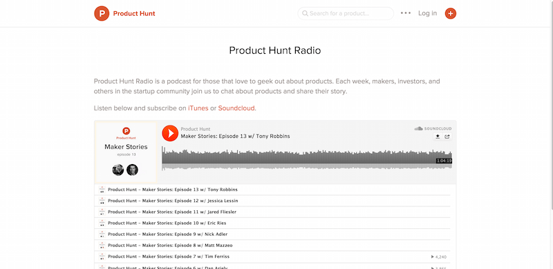 Product Hunt Radio