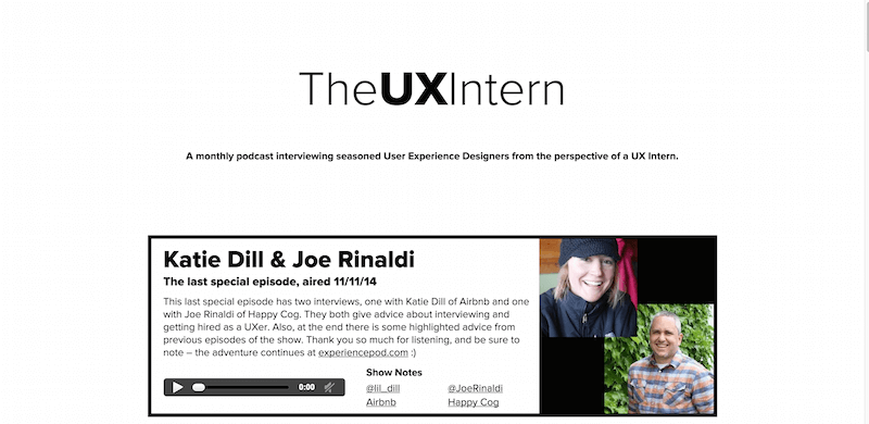 The UX Intern