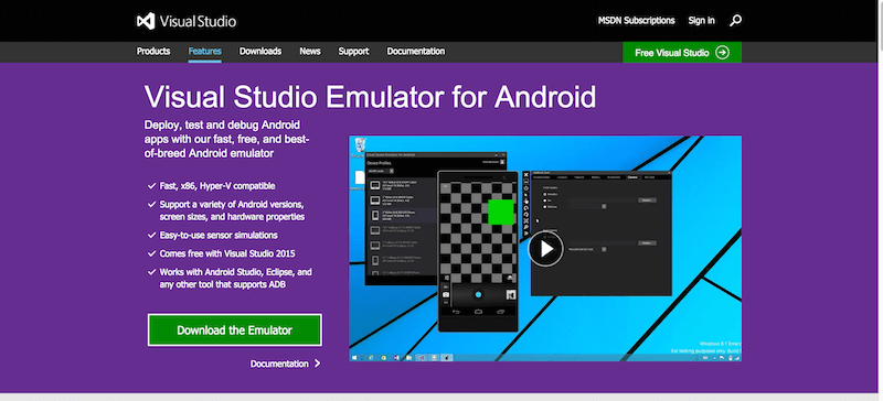 android studio emulator