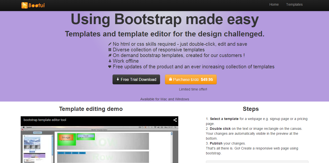 bootstrap editor for mac