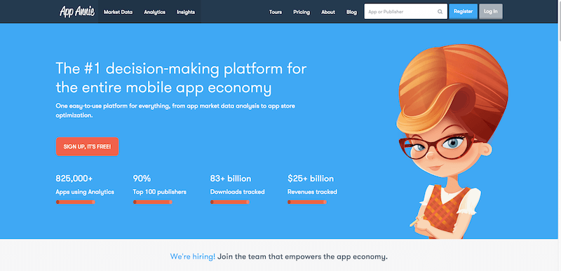 App Annie The App Analytics and App Data Industry Standard
