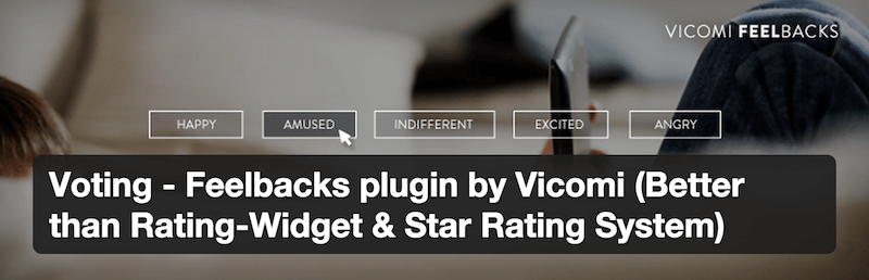 WordPress › Voting Feelbacks plugin by Vicomi Better than Rating Widget Star Rating System « WordPress Plugins