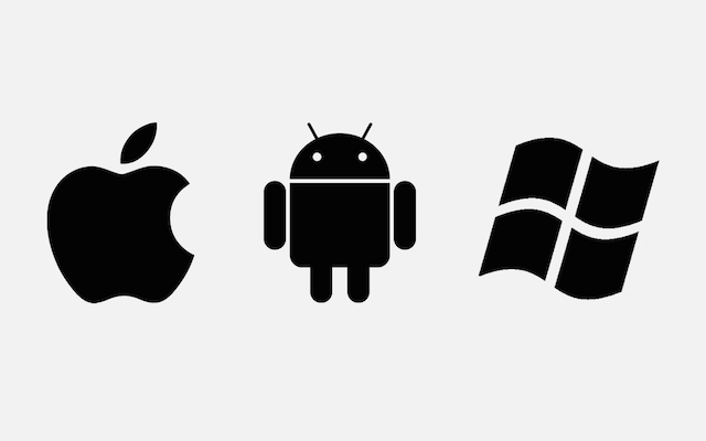android apple windows