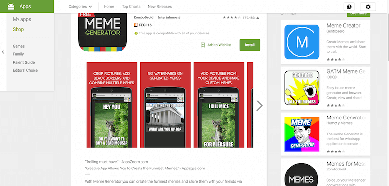 Meme Generator Free Android Apps on Google Play