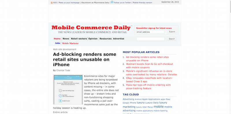 Mobile Commerce Daily