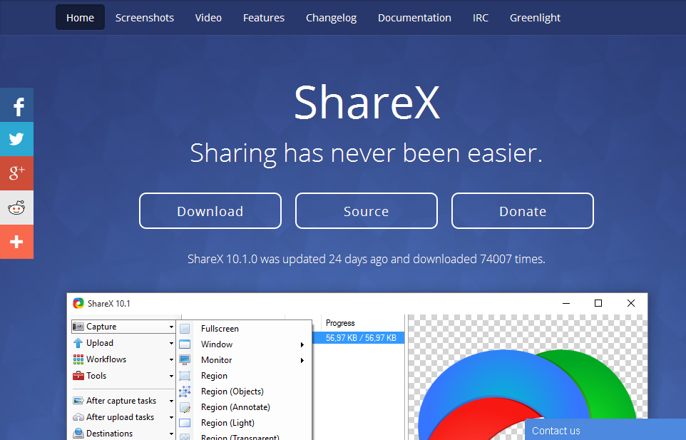 sharex image segments