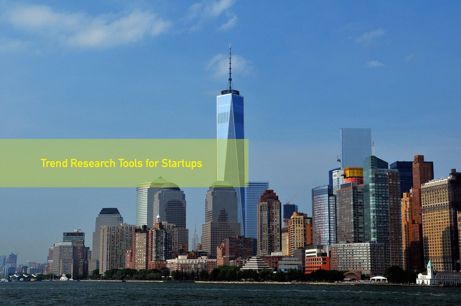 Trend Research Tools for Startups