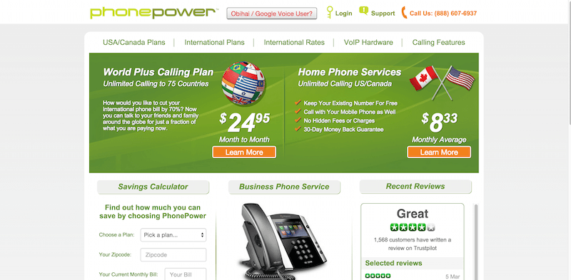 VoIP Provider Phone Power Home Business VoIP Phone Services