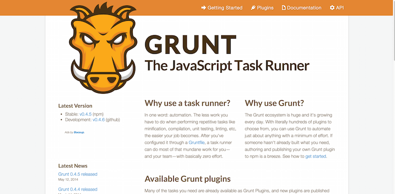 Grunt  The JavaScript Task Runner