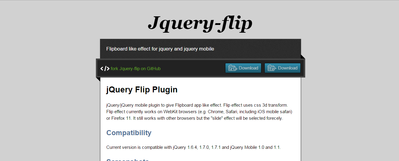 Jquery Flip