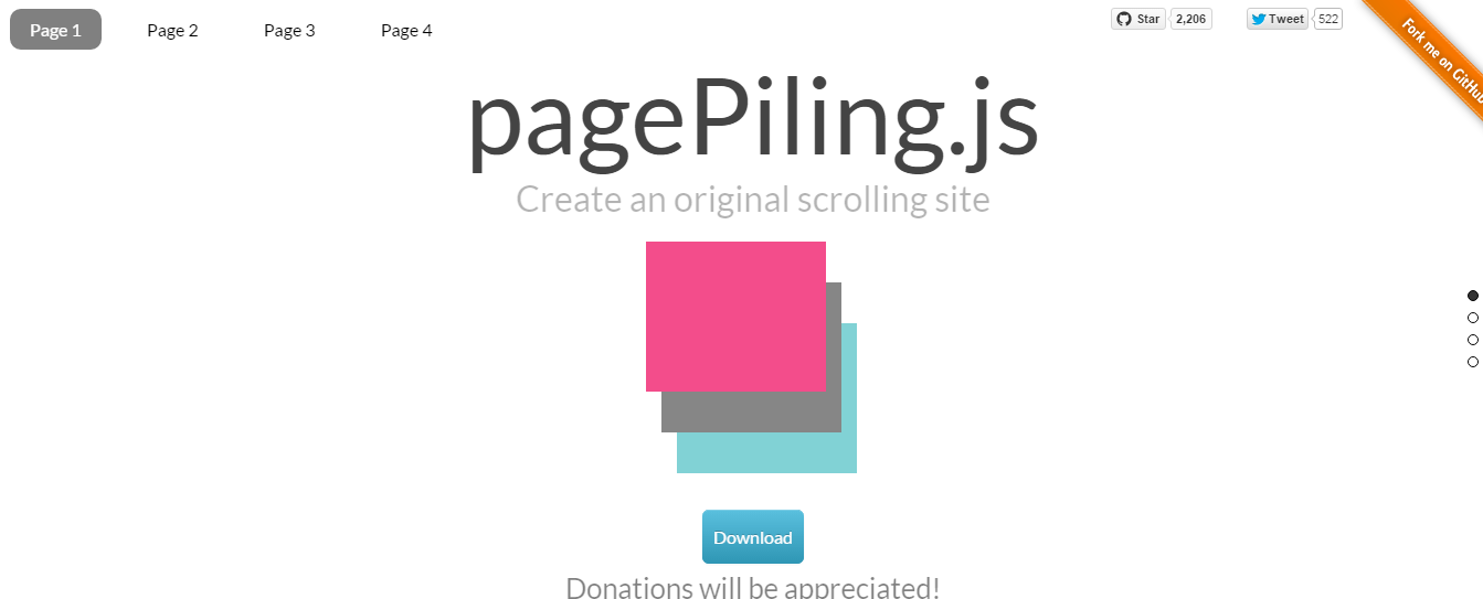 PagePiling.js