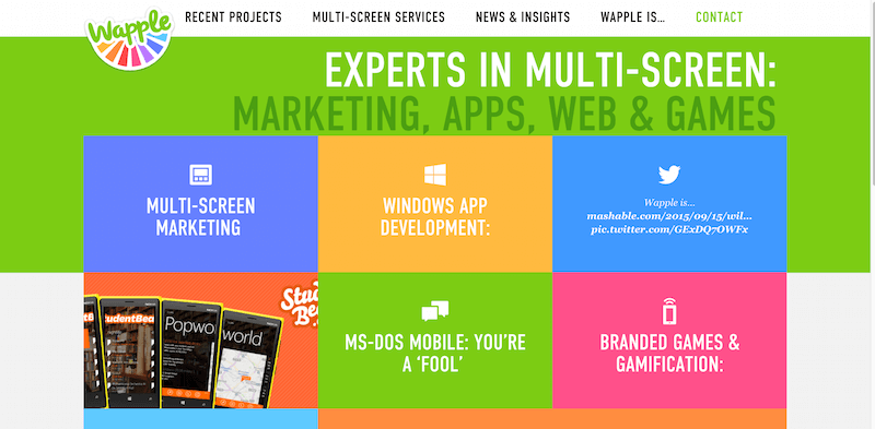 Wapple   Experts in Multi Screen  Marketing  Apps  Web   Games