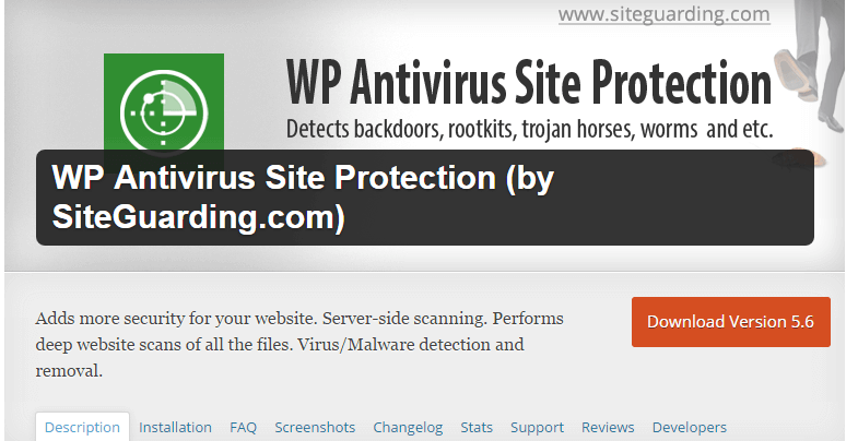 WP Antivirus Site Protection