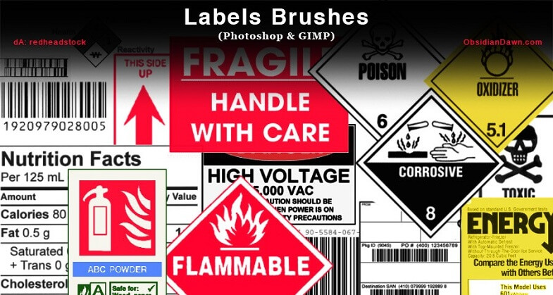 Label brushes