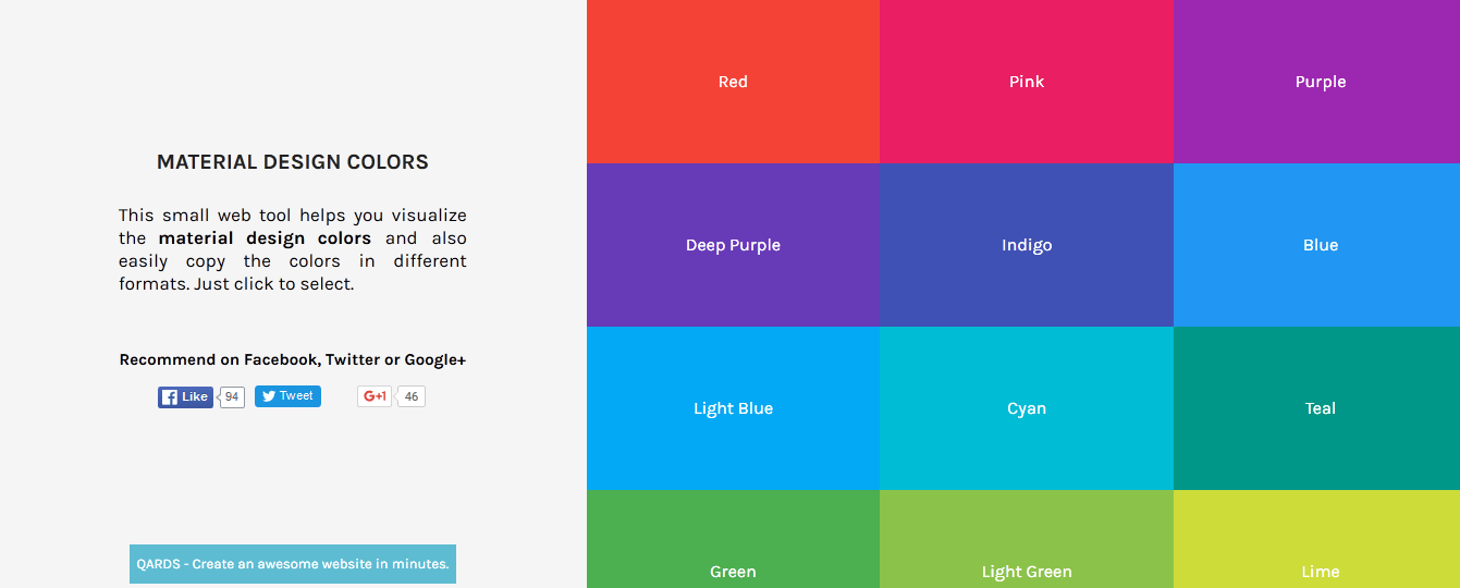 10 Material Design Color Palette Generators