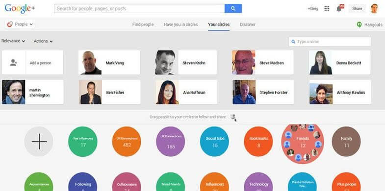 Google+ with Search