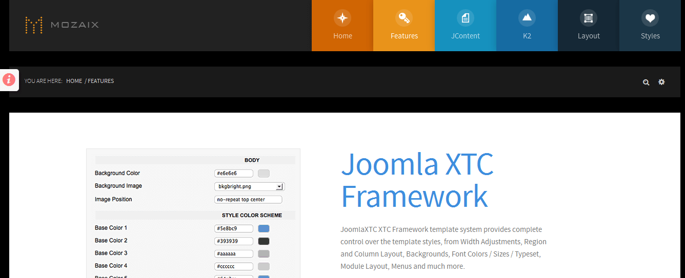 Joomla XTC Framework
