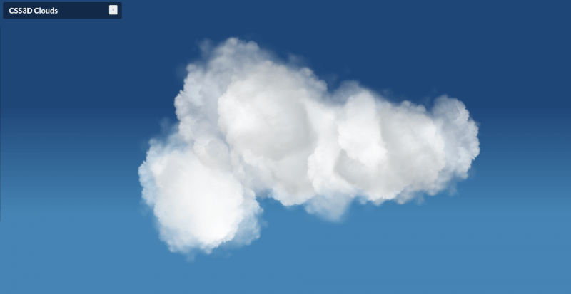 CSS3D Clouds